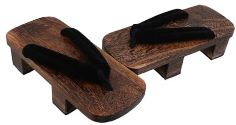 WRITWAA Sabots Traditionnels Bois pour Hommes et Femmes Ergonomiques et Élégants Idéals pour Détente Intérieure Spa et Tenues Kimono