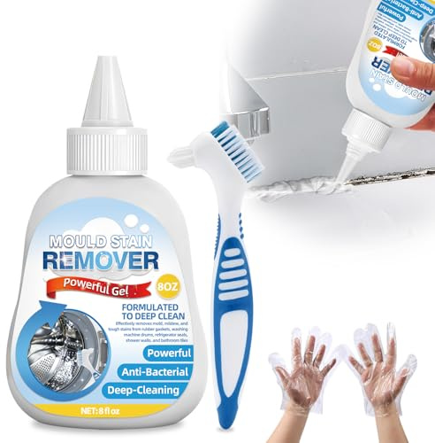 Bellifluous Mould Remover Gel, 220ml Household Washing Machine Mold Removal for Rubber Seals, Kitchen Sinks, Bathroom Tiles, Toilets, Window, Mold and Mildew Removal for Deep Cleaning