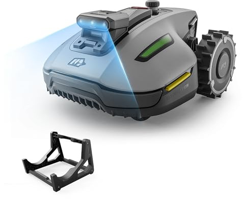 MAMMOTION YUKA mini 2 500 Robot Tagliaerba senza Filo Perimetrale con Supporto per Autolavaggio, Nessuna Perdita di Segnale, Senza RTK, Visione AI Tri-Cam, DropMow, fino a 500㎡