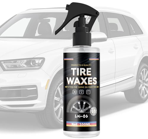 Genérico Apósito para neumáticos-Spray Brillante para Brillo de Ruedas- Protectora Duradera para neumáticos, Limpiador eficaz para apósito de Ruedas 100ml para automóviles