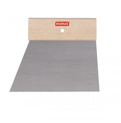 Espátula de hoja fija acero dentada A1