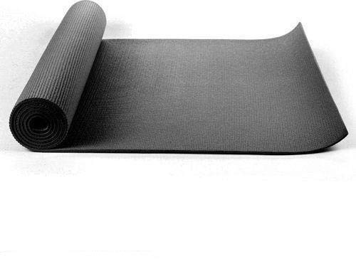 Kabalo - 173cm long x 61cm wide - EXTRA THICK 6mm - Non-Slip Yoga Mat with carry strap, also for Exercise/Pilates/Gym/Camping, etc (Black)