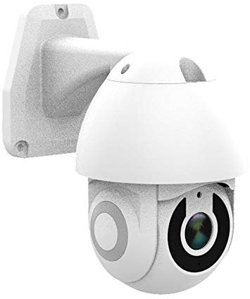 ENERJ Smart CCTV Dome Camera, HD 1080p 3.6mm PTZ IP66 Wifi Home Security IP Cameras Outdoor, Motion Camera with Night Vision & 2 Way Audio for Baby, PET Monitor Via App