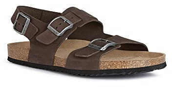 Geox U Sandal Ghita Sandali Uomo Caffè Scuro 41 EU