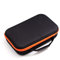 Bolsa de herramientas de tela de buey vacía para almacenamiento de taladros, cierre de cremallera, bolsa de trabajo, reutilizable, funda protectora para exteriores (Naranja, L(33 * 22.5 * 9cm))