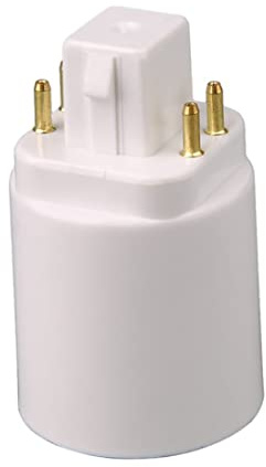 Adaptateur d'ampoule LED 4 broches à vis GX24Q douille de convertisseur d'ampoule résistante à la chaleur adaptateur de prise d'ampoule adaptateur d'abat-jour adaptateur de lampe tactile adaptate