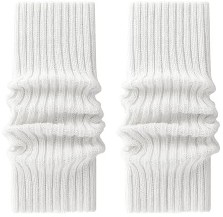 GXGM Damen Langer Beinwärmer Frauen Mädchen Winter Crochet Stricken Stulpen Beinstulpen Beinwärmer Kniestrümpfe Legwarmers Strümpfe Overknees, Leg Warmers, 1 Paar