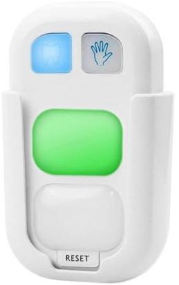 Nybhyjka Minuteur de Brosse à Dents, Outil de Gestion du Temps de la Batterie avec lumières LED – Minuteur de brossage des Dents de 2 Minutes – Compte à rebours pour l'hygiène des, Adultes