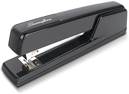 Swingline Stapler, 30 Sheet Capacity, 747 Classic Desktop Stapler, Jam Free, Metal, Black (74701)
