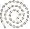 925 Silberkette: Bohnenkette Silber 8.5mm 65cm - BK-8.5-65