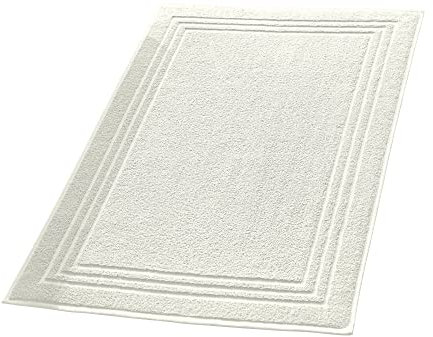 Erwin Müller Badteppich, Badematte, Duschvorleger Heidelberg 100% Baumwolle Creme Größe 50x80 cm - sehr weich, schnell trocknend, strapazierstark
