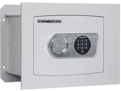 Rottner T05808 cassaforte in acciaio da incasso Delta 30 EL, livello di sicurezza EN1 in base alla CSN EN 1143-1: 2013, con serratura elettronica, protezione antincendio e antiperforazione