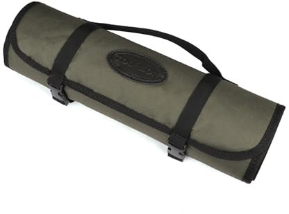 TOURBON Aufrollbare Pistolen-Reinigungsmatte für Schießjagd, mit Werkzeug-Aufbewahrungstasche