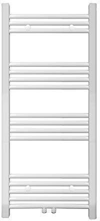 S SIENOC radiador de baño 500 x 1000 mm Antracita Centro de conexión radiador Calentador de Toallas secador de Toallas
