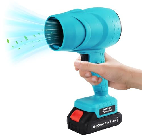 Cordless Blower,Cordless Leaf Blower with 38000RPM Brushless Motor & 3 Speeds Adjustable,Battery Blower Compatible with Makita 18V BL Batteries for leaf blowing, car, garden, corner dust cleaning