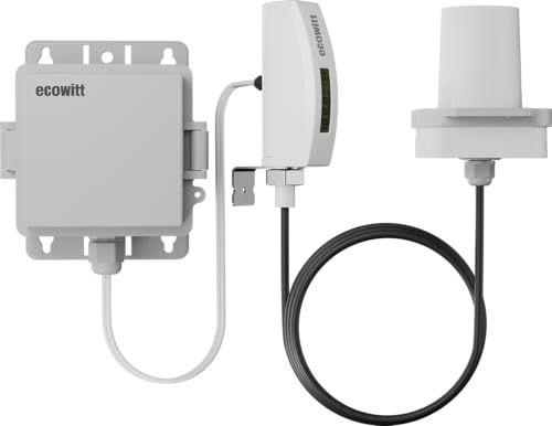 ECOWITT Laser Distance Meter LDS01, 4-3.5M Laser Measure Device with 1.5M Cable, Outdoor Laser Laser Measurement Tool for Water Level/Snow/Oil Depth with LCD Display, IP65 Waterproof, Ecosystem Sensor