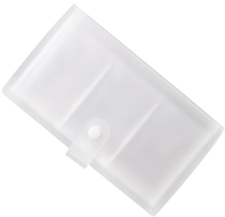 CLISPEED Visitenkartenbuch Mit Transparenten Slots Praktischer Visitenkartenhalter Für Büro Und Business Robustes Design Für Aufbewahrung Von Visitenkarten