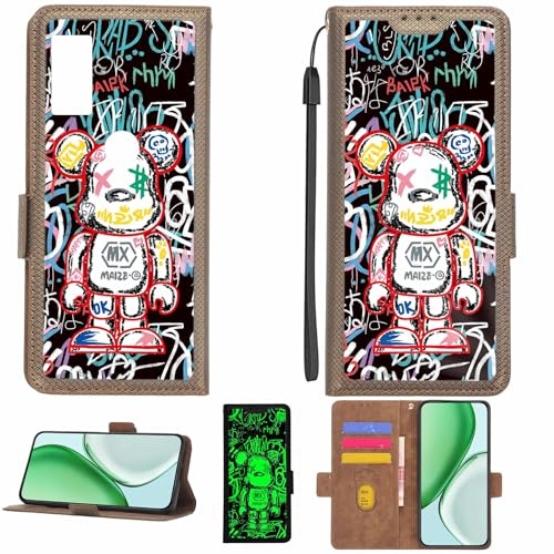 Aroepurt fodral kompatibelt med ATT Jetmore Cricket Jetmore telefonfodral flipskydd [med härdat glas skärmskydd] [RFID-blockering] [ljuseffekt] LPT-MXX
