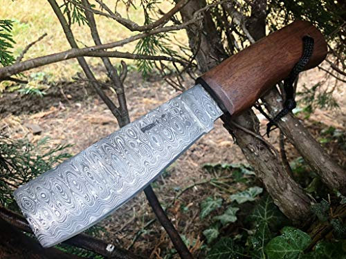 Handgemachtes Damast Jagdmesser - Machete