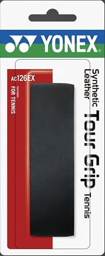 YONEX Base Tour Grip Synthetic Leather Adulto Unisex, Negro, Talla Única
