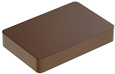 BAUHELD® Lot de 100 plaques de rondelles universelles - 60 x 40 x 10 mm - En plastique marron - Fabriqué en Allemagne - Convient comme entretoises, plaque en plastique, support ou blocs de vitrage
