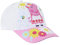 Sun City Peppa Wutz Pig Baseball-Cap Mütze Kappe Sommer-Hut (as3, Numeric, Numeric_52, Weiß)