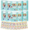 Bluey Party Bags - 10 Pcs Gift Bags with Sticker Sheet, Kids' Party Favours for Birthday Party