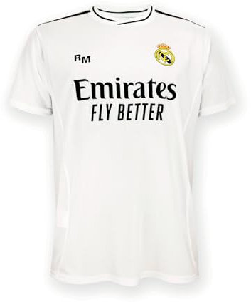 Real Madrid Home Trikot Saison 24/25, Weiß, M, Replik Shirt Mit Offizieller Lizenz