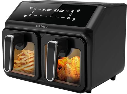 FREIDORA DE AIRE BERLIN 8L (2X4L) IP850AP SILVER