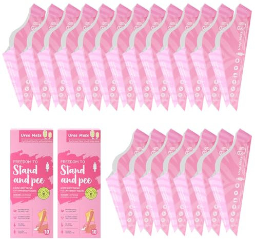 L.StarryIsland Tragbares Urinella für Frauen, Packung in Bunter Box, Urinella für Frauen Einweg, Liberpee für Frauen, Wasserdicht, Tragbar, Geeignet für Reisen, Outdoor und Andere Anlässe (20 Stück)