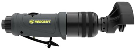 Rodcraft RC7199 - Lijadora de corte de aire comprimido con disco de corte, cortador de corte con cabezal flexible (3 posiciones: recta, 25° hacia arriba/abajo), 16000 rpm, 440 W, para discos abrasivos