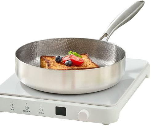 Genérico Sartén - Sartén para Huevos con Calentamiento Uniforme | Antiadherente Calentamiento Uniforme con Tapa para Cocinar Huevos Tortitas Carne en Cocina
