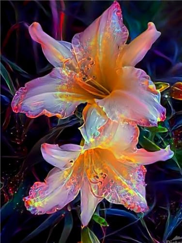 Bellissimo Giglio bulbi,Lilium pianta vera,Piante perenni,Decorazione del giardino, bulbi belli e sani(non fiori artificiali)-2 Bulbi-E