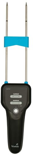 Bluelab Pulse Meter - Handheld Digital Soil Meter Measures Nutrients (TDS), Moisture & Temperature directly from the Root Zone - Grow Healthier Plants with Fast, Accurate Measurements