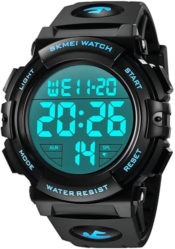 Watches for Men, LED Waterproof Digital Sports Military Tactical Watch