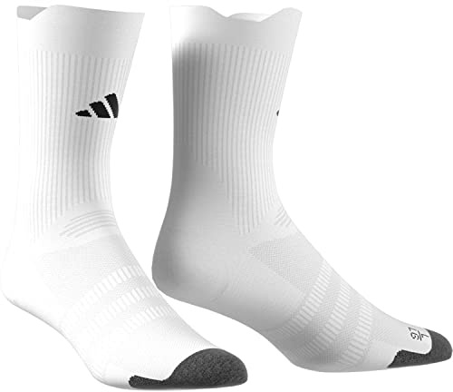 adidas Unisex - Adulto Football Crew Performance Socks Light, white/black, 8.5-10