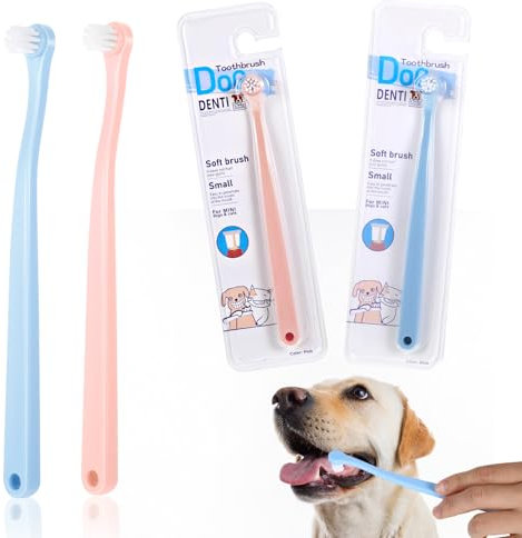 2 Stück Katzen Zahnpflege Katzenzahnbürste Für Katzen Hundezahnbürste Für Kleine Hunde Zahnbürste Hund Klein Hundezahnbürste Für Hunde Katze Zahnpflege Hund Zahnbürste Dog Toothbrush