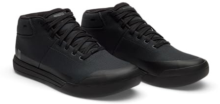 Fox Racing Union Canvas Unisex Mountain Bike Shoe, Black, US 10-10.5 Men/US 11.5-12 Women/EU 43