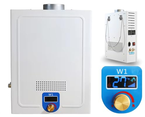 Tankless Electric Water Heater, Mini Instant Hot Water Heater, 3.6L, LCD Screen Displays Temperature, Knob Adjustment, Max Fuel Consumption 1L/H - Ideal for Camping & RV