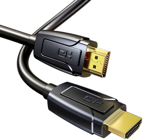 YTtkku Cable HDMI 2.0 de alta velocidad compatible con 4 K60 Hz para conectar televisores, monitores, proyectores, transmisiones en televisores, juegos, accesorios de uso HDMI