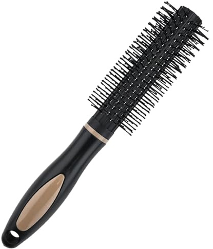 John Freida Salon Blowout Round Hair Brush, Women's Round Brushes for Blow Drying, Hairbrushes for Women, Styling Brush,Anti-Static