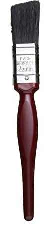 Fit For The Job 1 inch All Purpose Angled Window DIY Paint Brush for Painting Window Frames with Emulsion, Gloss and Satin Paints, 1 Paint Brush for Wood