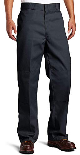 Dickies Double Knee-arbetsbyxor för män, lös passform, stora-långa