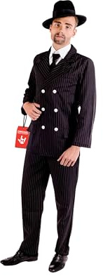 Fun Shack, Gangster Costume Men, Halloween Costumes for Men, L