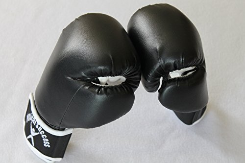 Kids Boxing Gloves Black/White 2oz for 2-4 Years Young