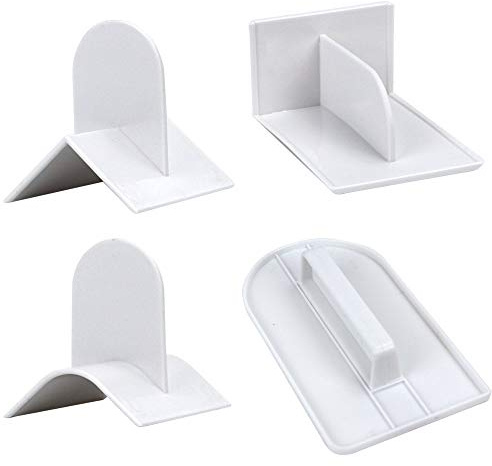 Fondant Smoothing,4pcs Fondant Tool Icing Smoother Polisher for Cake Decoration Sugarcraft Scraper Paddle