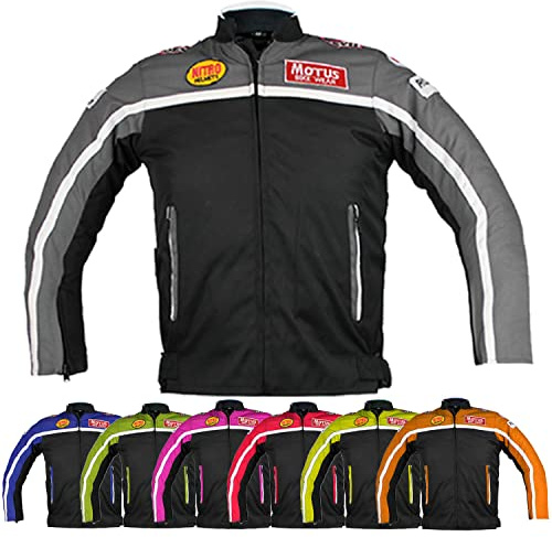 KEROZEN Bambino Chaqueta protectora de motocicleta para niños, transpirable, deportiva, ligera, para motocross, para todas las 4 estaciones.