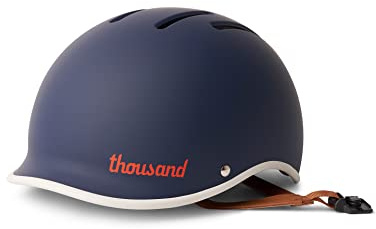 Thousand Heritage Fahrradhelm Erwachsene – Unisex, belüfteter Fahrradhelm mit PopLock Diebstahlschutz – Ideal für Fahrrad & Skateboard – Herren & Damen – Heritage 2.0 Thousand Navy, Größe M