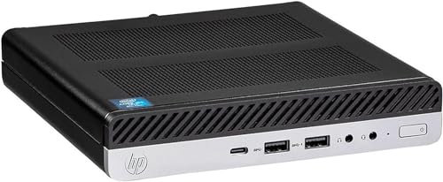 HP EliteDesk 800 G4 PC Mini Ordenador de sobremesa Intel i5-8400T RAM 16GB DDR4 SSD 240GB Windows 11 Pro, Open Office (reacondicionado)