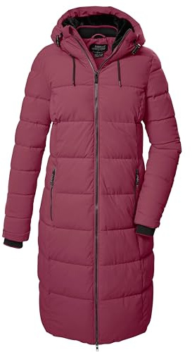 Killtec dam Kow 56 Wmn Qltd Ct Quiltad rock/funktionell kappa i dunlook med huva
